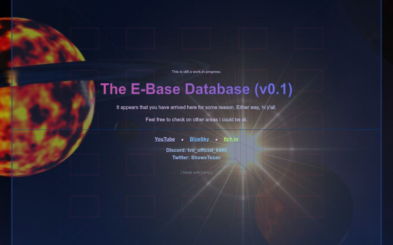 The E-Base Database